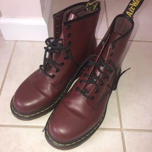 Red Dr.Marten 1460 Boot Sz 9 (US Women) in Red